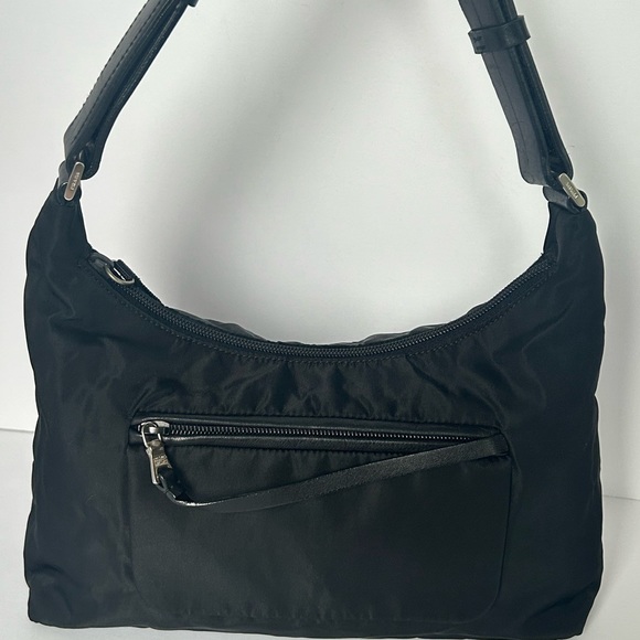 Authentic Prada Black Nylon Shoulder Bag - Picture 14 of 16